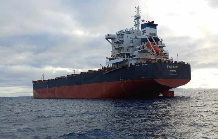 Underwater Hull Cleaning and Propeller Polishing of MV Ever Best
